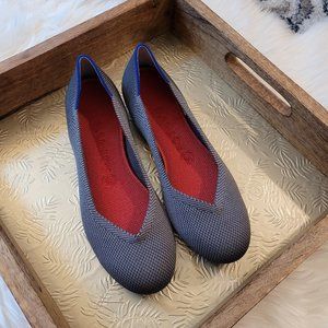 NWB Round Toe Rothy's Charcoal Flat